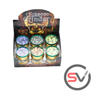 GRINDER 3 PART 50MM CAMO GOLD (ACE-83) - 12CT/DISPLAY